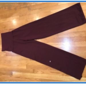 lululemon Foldover Wide Leg Yoga Pant Size 2